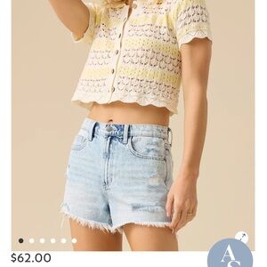 Altar’d State Galea High Rise Shorts Sz S